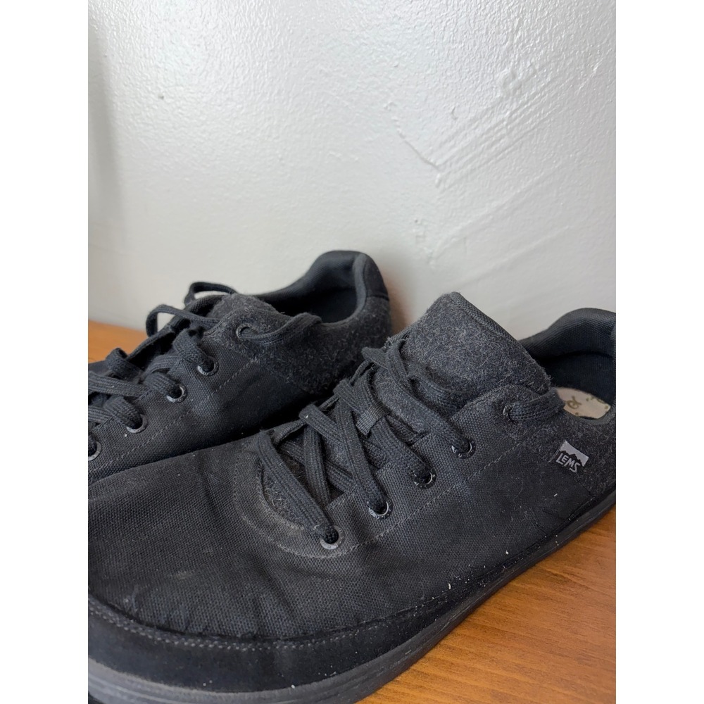 Lems Chillum Blackjack Men 14 Unisex Minimalist Zero Drop Canvas Sneakers Black